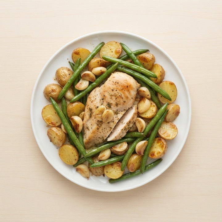 Sheet Pan Garlic Chicken